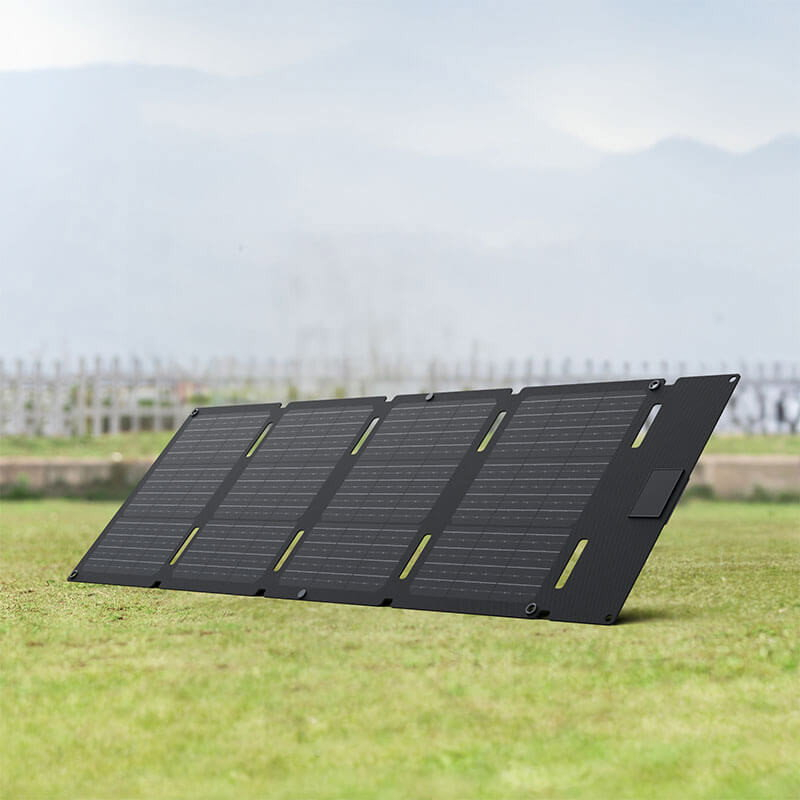 Panou solar Ecoflow 45W portabil, USB-C, Negru [5]