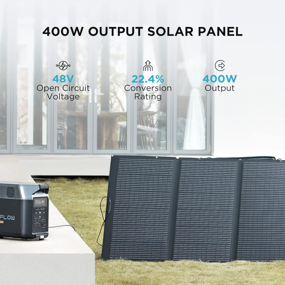 Panou Solar Pliabil Portabil 400W Ecoflow [7]