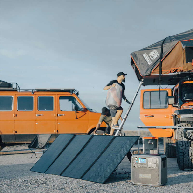 Panou Solar Portabil 420W Bluetti PV420, Monocristalin, ETFE, MC4, Pliabil [11]