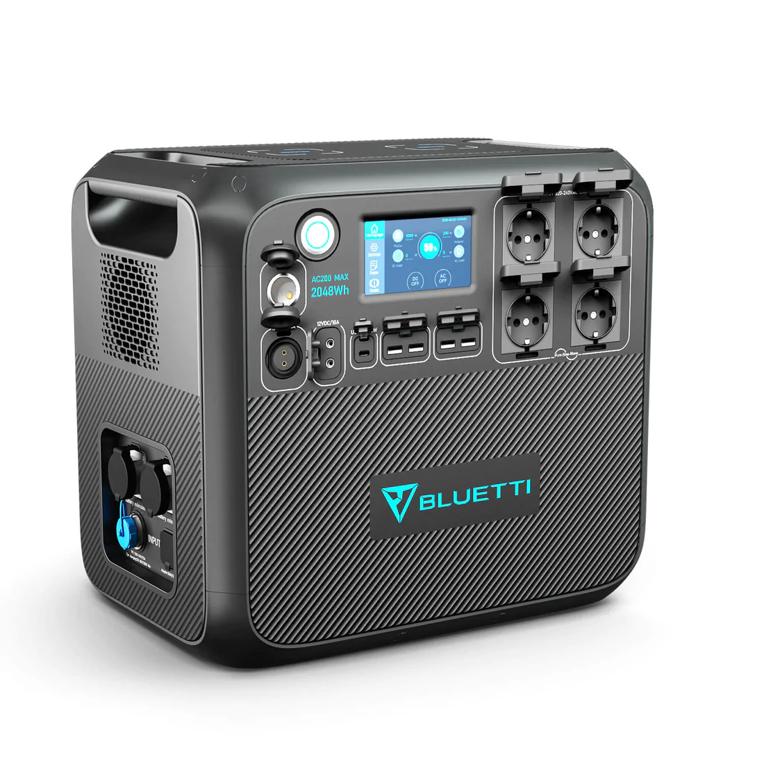 Kit Generator Solar Portabil Bluetti Poweroak 2200W 2048Wh Ac200Max + 2 X 200W [7]