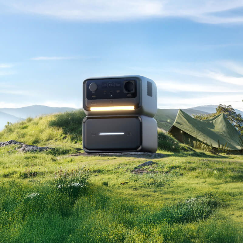 Kit Generator Solar Portabil EcoFlow River 3 Max Plus, 858Wh, 600W cu panou 220W [9]