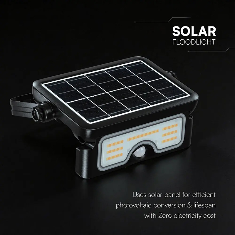 Proiector LED solar 7W exterior 3 in 1 IP65 cu lumina reglabila [7]
