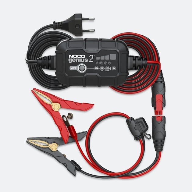 Redresor Noco Genius 2 auto-moto 6V/12V 2A pentru acumulatori maxim 40A, Plumb-Acid AGM GEL VRLA Litiu [4]