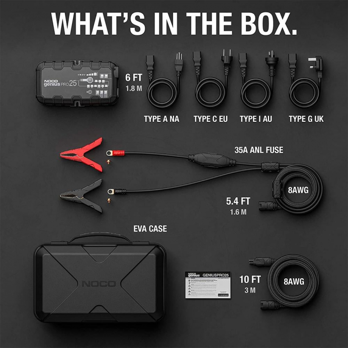 Redresor Acumulatori 6V 25A 12V 25A 24V 12A Smart , Nocogenius Pro25 [4]