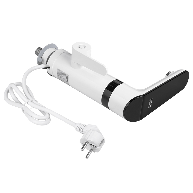Robinet electric instant Teesa, de apa calda, 3500W, alb cu display digital [3]