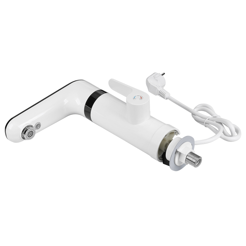 Robinet electric instant Teesa, de apa calda, 3500W, alb cu display digital [4]