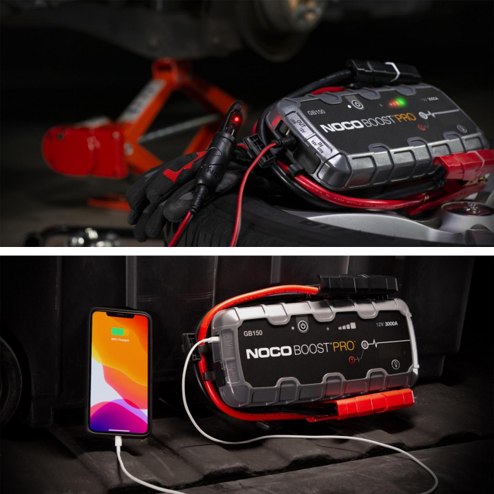 Robot Pornire Auto, Jump Starter Auto 12V Portabil, Curent Pornire 3000A Litiu-Ion, Noco Boost Gb150 [9]
