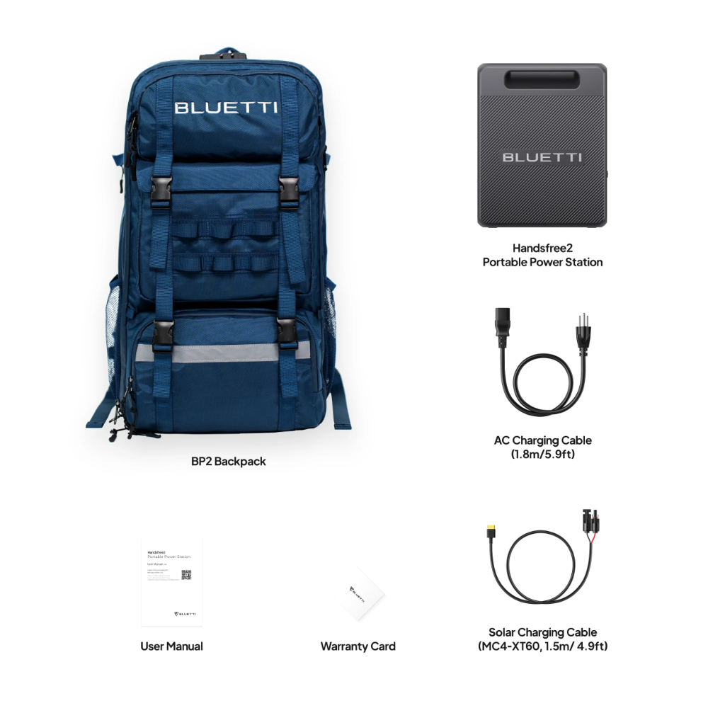 Rucsac inteligent cu statie portabila integrata 700W 512Wh, Bluetti Handsfree 2 [4]