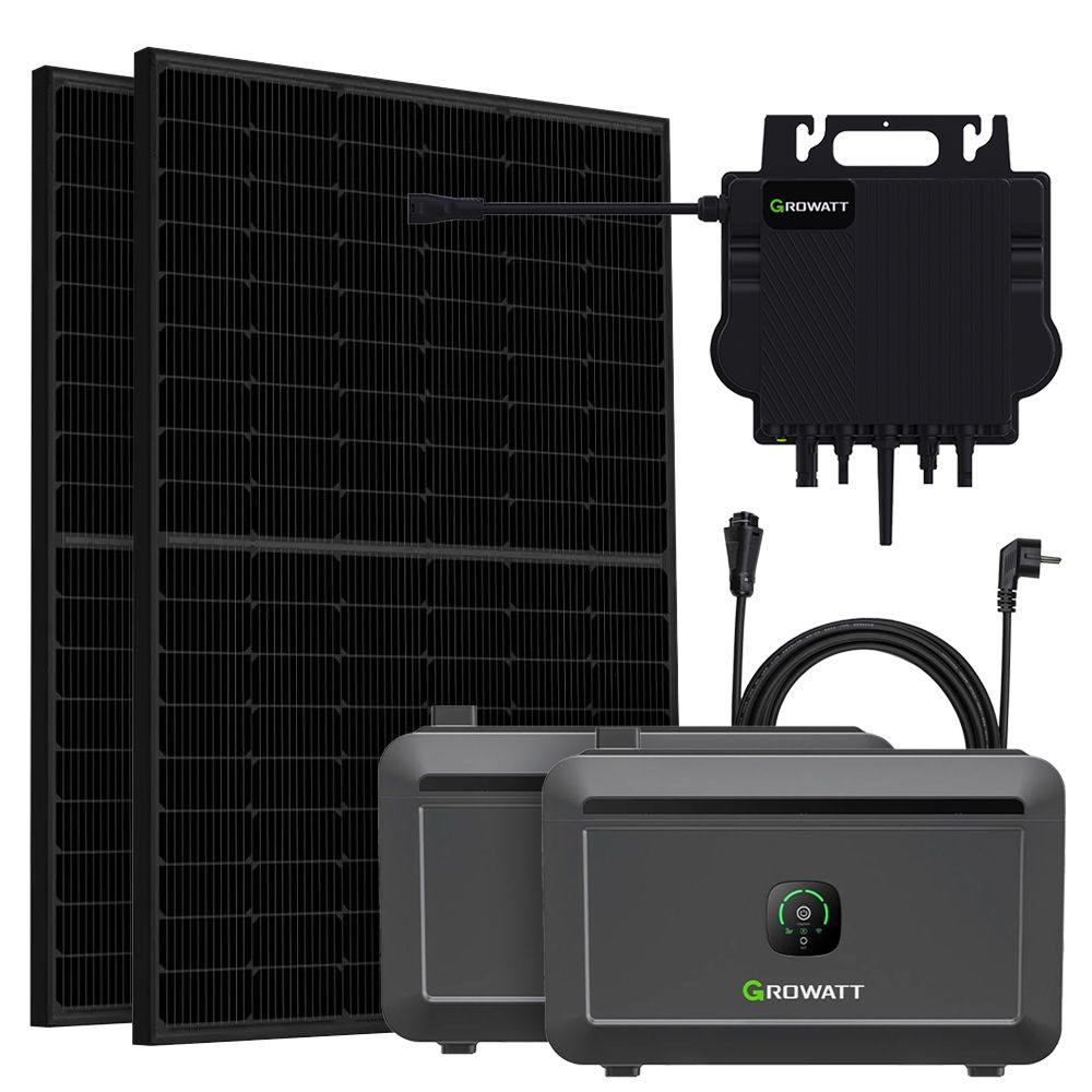 Kit solar complet 900W pentru balcon cu microinvertor 800W si stocare 4Wh [1]