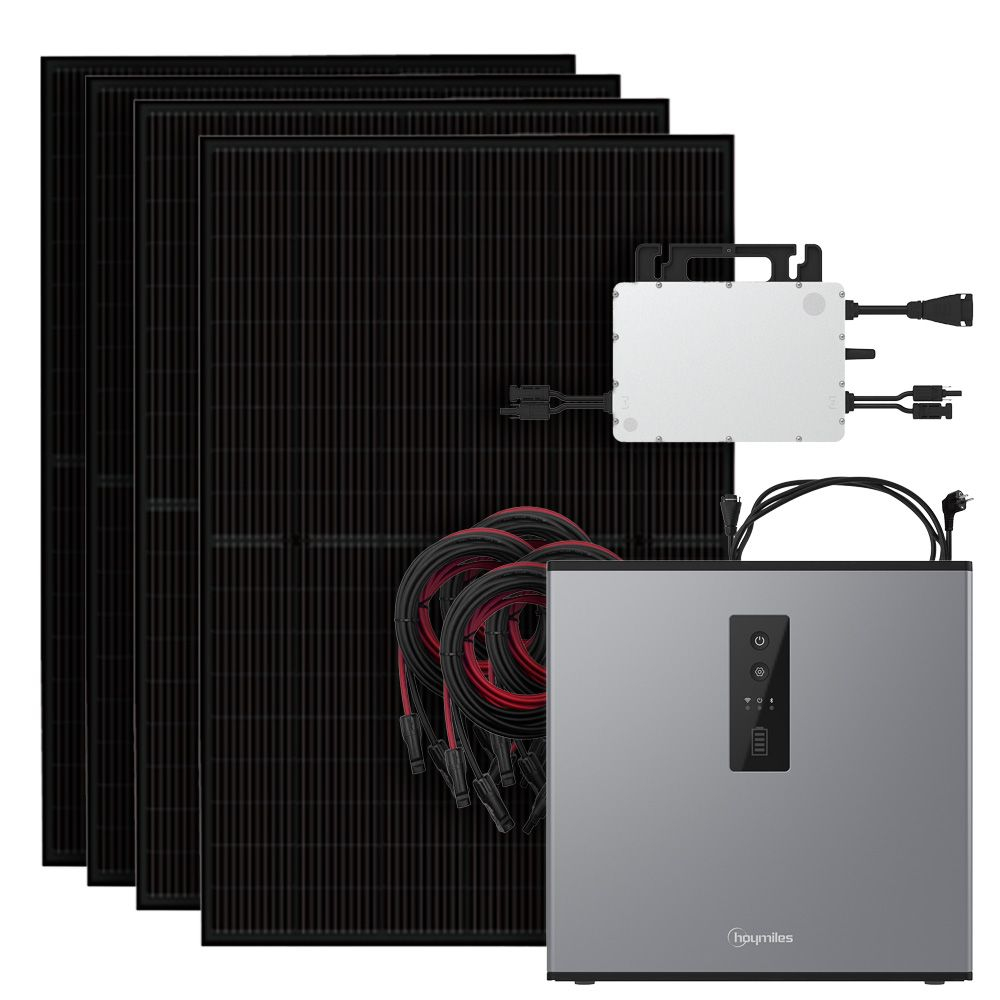 Kit solar complet 1800W pentru balcon cu microinvertor 800W si stocare 2,24kWh [1]