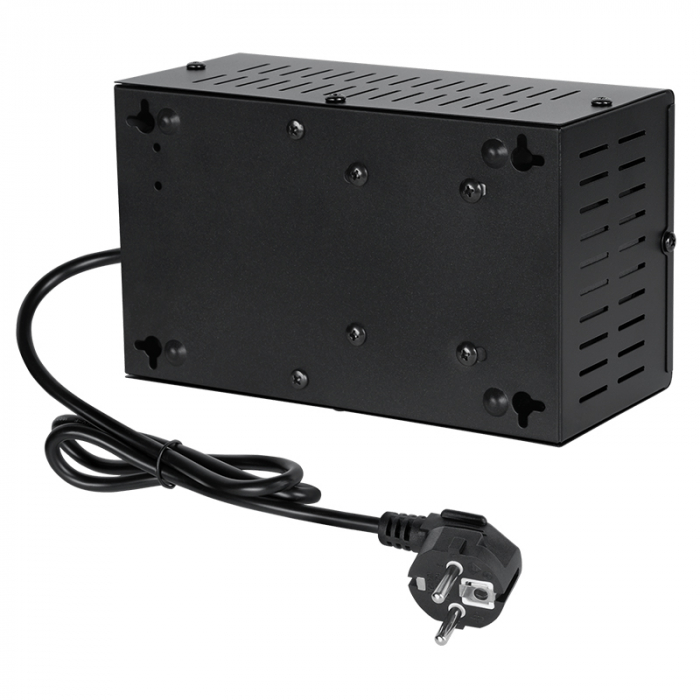 Stabilizator de tensiune automat 1000 VA / 700 W, 2 x Shucko, 150 - 270 V AC, Monofazat, 117 x 197 x 90 mm [2]
