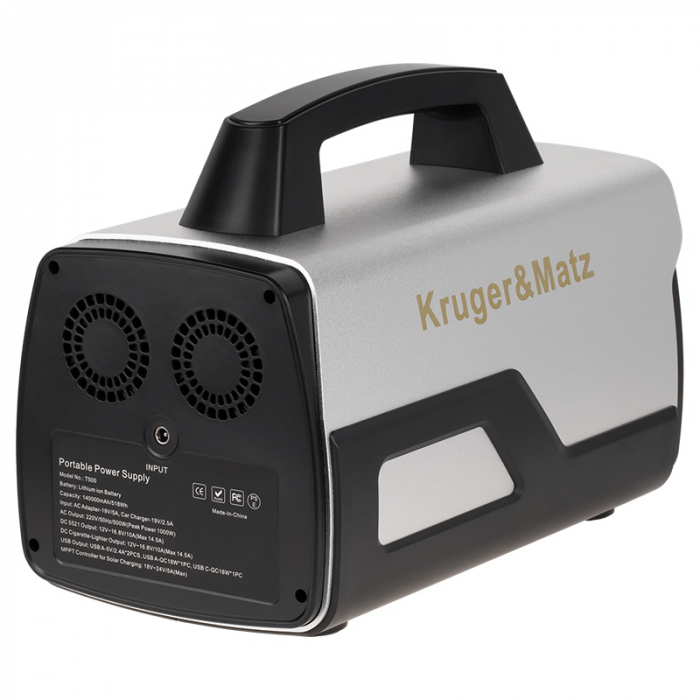 Statie Alimentare Portabila Camping Li-Ion 500W 518Wh, 2 Iesiri 230V [2]