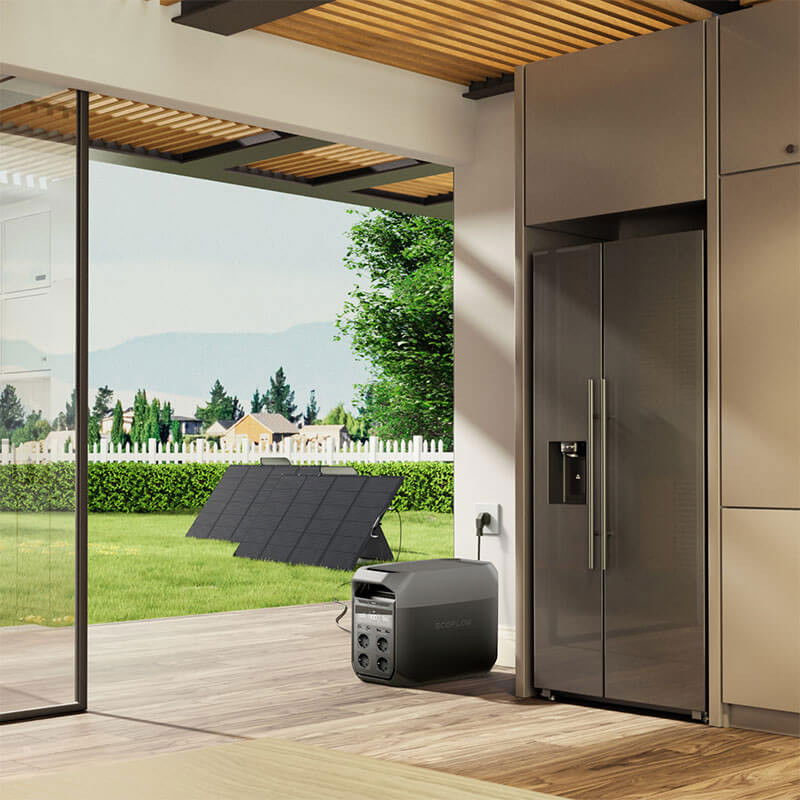 Kit Generator Solar Portabil 1024Wh 1800W EcoFlow Delta 3 + panouri 2 x 160W [10]