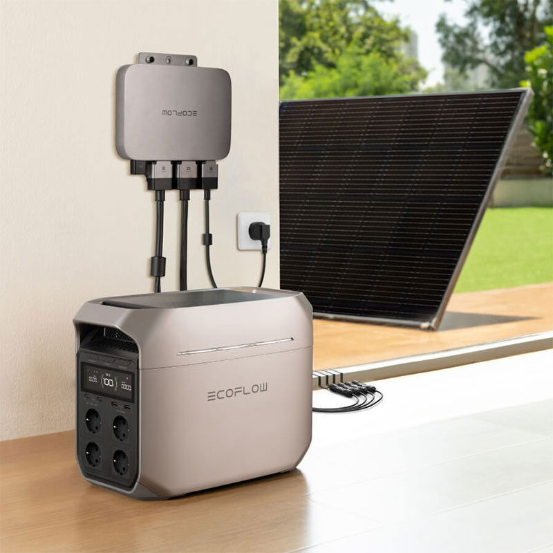 Kit Generator Solar Portabil 1024Wh 1800W EcoFlow Delta 3 Plus + panou 220W [18]