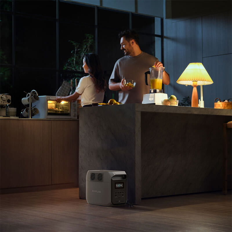 Kit Generator Solar Portabil 1536Wh 1800W EcoFlow Delta 3 1500 cu panou 220W [10]