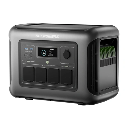 Kit generator solar portabil Allpowers R1500 LITE, 1800W 1152Wh cu panou 200W [2]