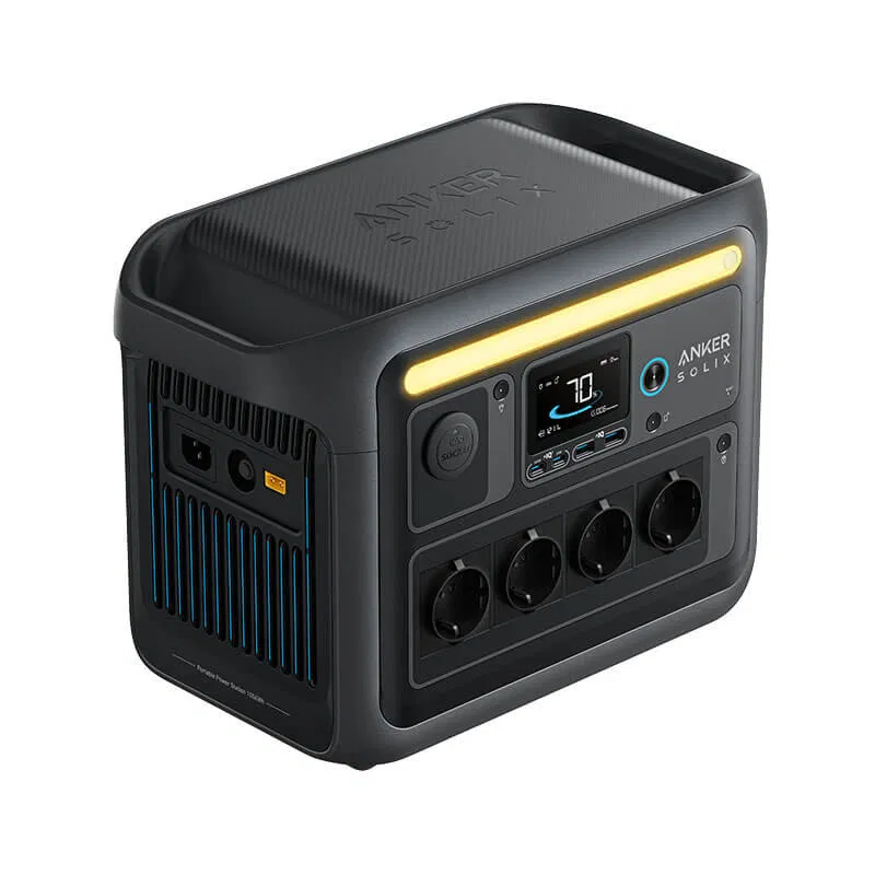 Kit Generator Solar Portabil Anker Solix C1000X 1056Wh 1800W cu Panou Solar 215W [5]