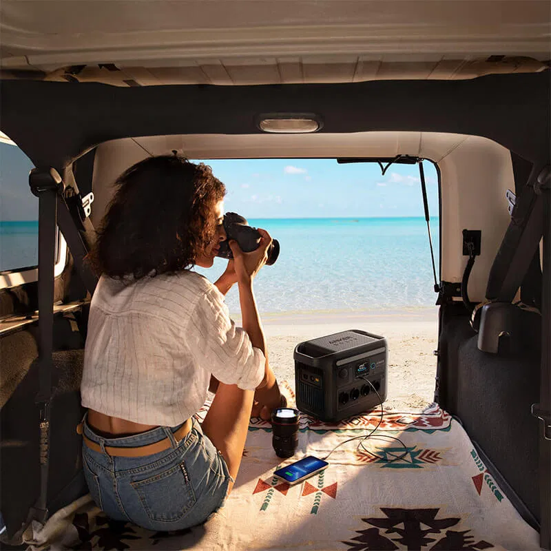 Kit Generator Solar Portabil 1056Wh 1800W Anker Solix C1000X + panou solar 200W [11]