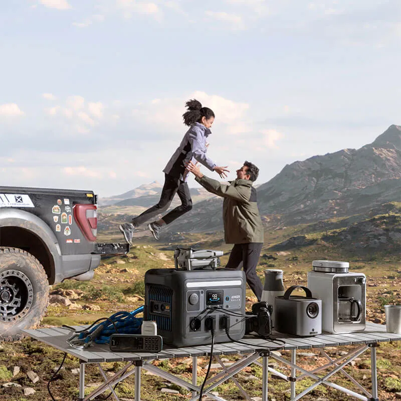 Kit Generator Solar Portabil 768Wh 1200W Anker Solix C800X + panou solar 100W (3x) [17]