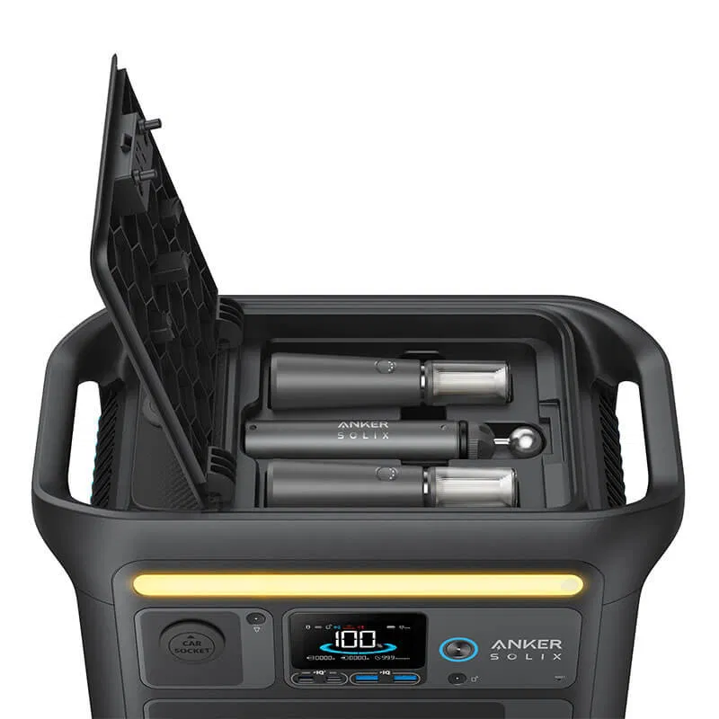 Kit generator solar portabil Anker Solix C800X 768Wh 1200W cu panou solar 215W [8]