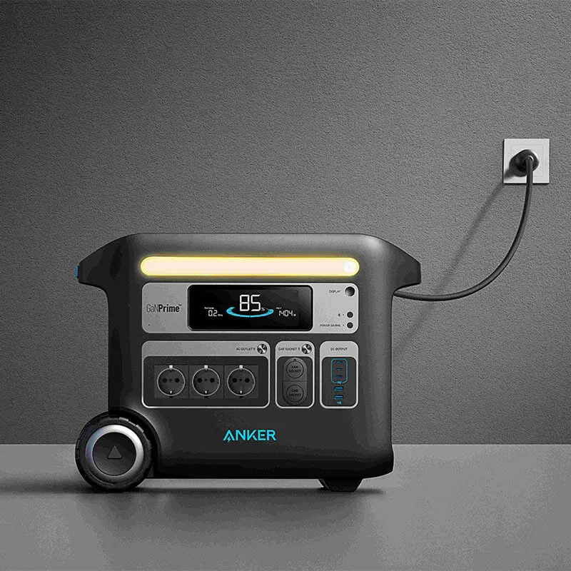 Kit Generator Solar 2048Wh 2400W Anker Solix F2000 (PowerHouse 767) + panou solar 400W (2x) [14]