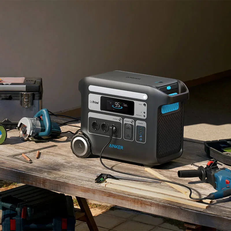 Kit Generator Solar 2048Wh 2400W Anker Solix F2000 (PowerHouse 767) + panou solar 200W (2x) [16]