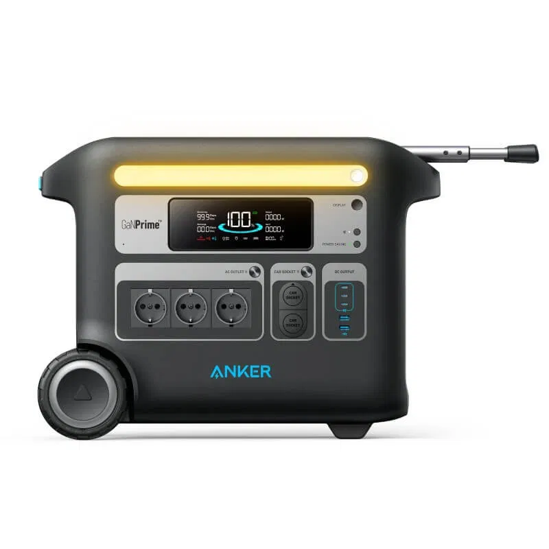 Kit Generator Solar 2048Wh 2400W Anker Solix F2000 (PowerHouse 767) + panou solar 400W (2x) [2]
