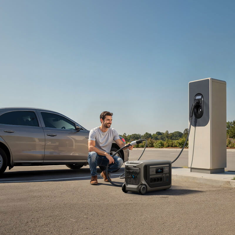 Kit generator solar portabil Anker Solix F3000, 3.072Wh, 3600W cu 2 panouri 400W [15]