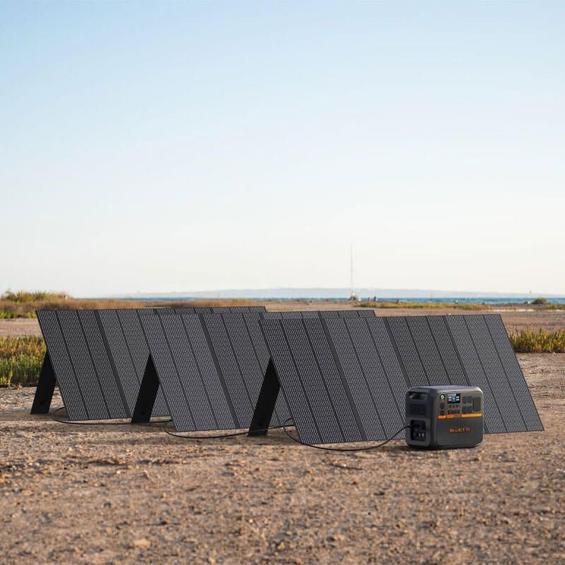 Kit Generator Solar Portabil Bluetti AC200PL 2400W 2304Wh cu panou 200W [9]