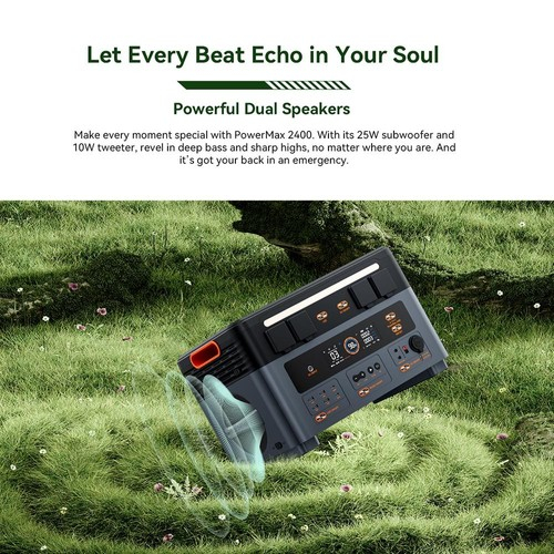 Kit generator solar portabil Oscal PowerMax 2400Pro 2400W 2016Wh + panou 200W [11]