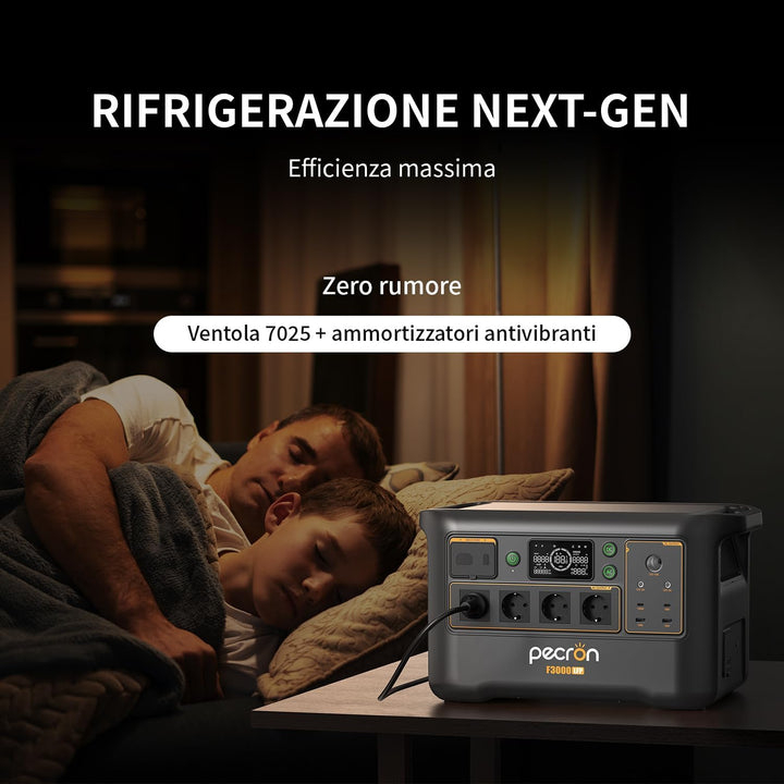 Kit generator solar portabil PECRON F3000LFP, 3072Wh 3600W + panou 200W [10]