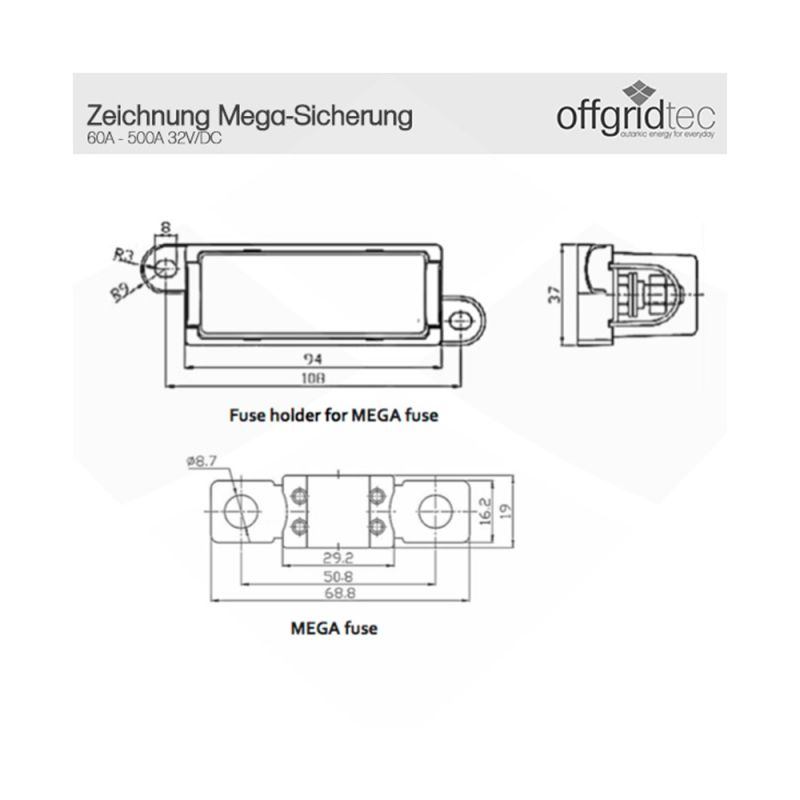 Suport de sigurante Offgridtec MEGA-Fuse [3]