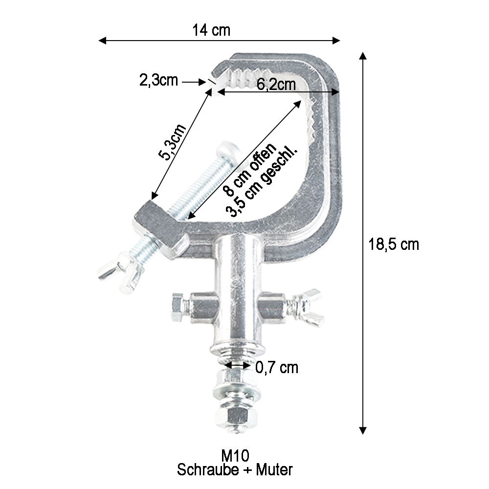 Suport pentru module solare pentru balustrada de balcon, potrivit pentru module cu inaltimea cadrului de 30 mm [3]