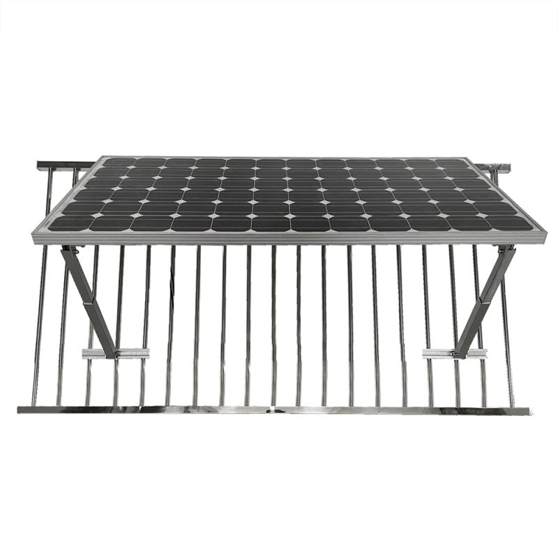 Suport pentru panouri fotovoltaice pentru balustrade de balcon [2]