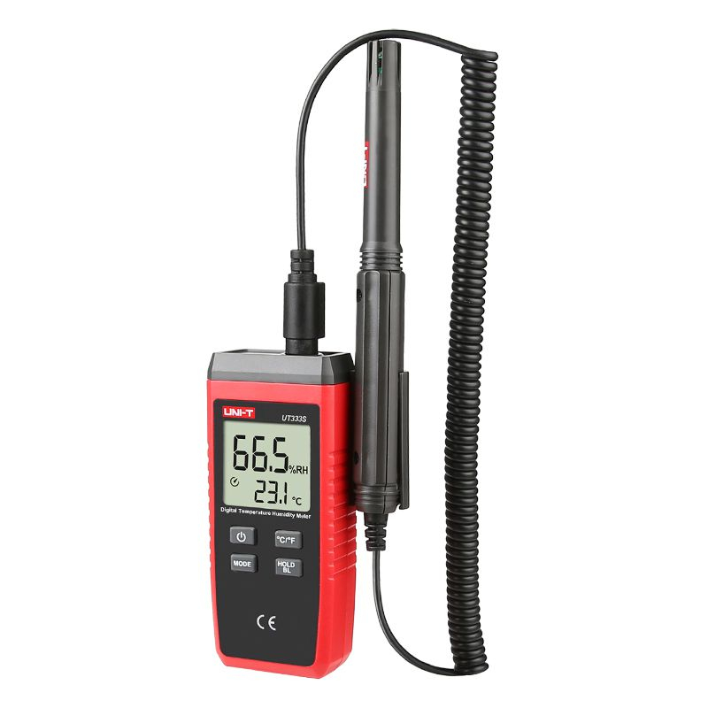 Termohigrometru Digital Uni-T UT333S, Temperatura, Umiditate 0-100% RH, Iluminare, Compact [5]