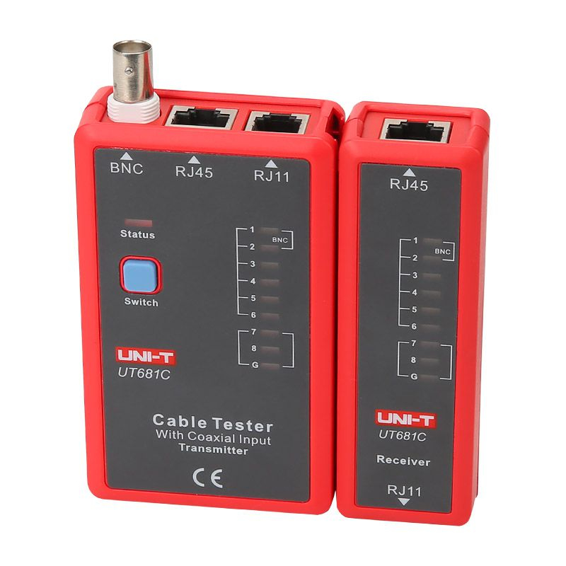 Tester Cabluri Uni-T UT681C, Ethernet RJ45 RJ11 BNC HDMI, Scurtcircuit Circuit Deschis Incrucisate [3]