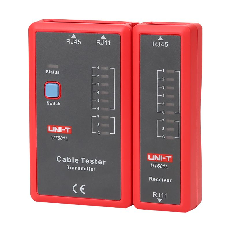 Tester Cabluri Uni-T UT681L, Ethernet RJ45 RJ11 BNC, Continuitate, Scurtcircuit, Incrucisate [4]
