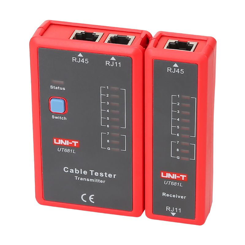 Tester Cabluri Uni-T UT681L, Ethernet RJ45 RJ11 BNC, Continuitate, Scurtcircuit, Incrucisate [3]