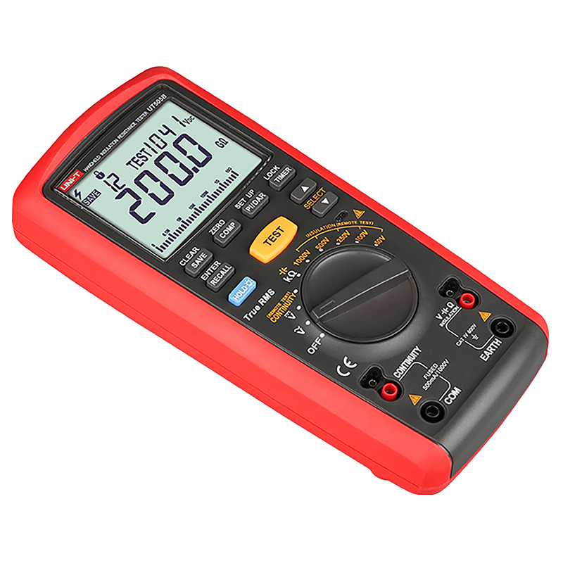 Tester Rezistenta Izolatie Uni-T UT505B, 50V-1000V Test, Izolatie 20GOhm, Autoscalare, Continuitate, Oprire Automata [5]