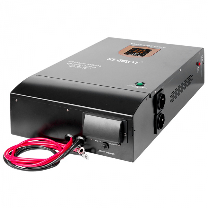 UPS pentru centrala termica cu unda sinusoidala pura 3500VA 2400W, utilizeaza baterii 48V (neincluse), Kemot [3]