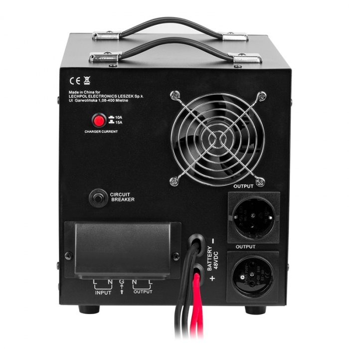 UPS pentru centrala termica cu unda sinusoidala pura si display LED 3500VA 2400W, utilizeaza baterii 48V (neincluse), Kemot URZ3430 [3]