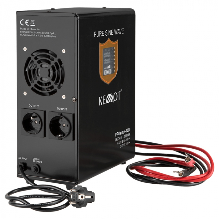 UPS Pentru Centrale Termice, Sinus Pur, 700W, Compatibil Baterii 12V, Display LED, Kemot ProSinus-700 URZ3410 [2]