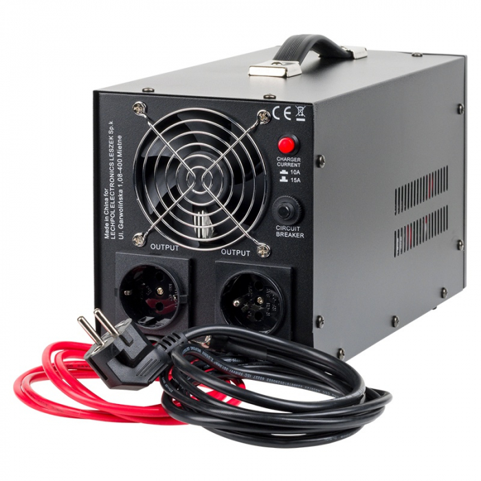 Ups Cu Cu Sinusoida Pura Kemot Prosinus 1500Va 24V, 2X Prize Schuko, Functie Incarcare Baterii, Urz3427B Black [2]