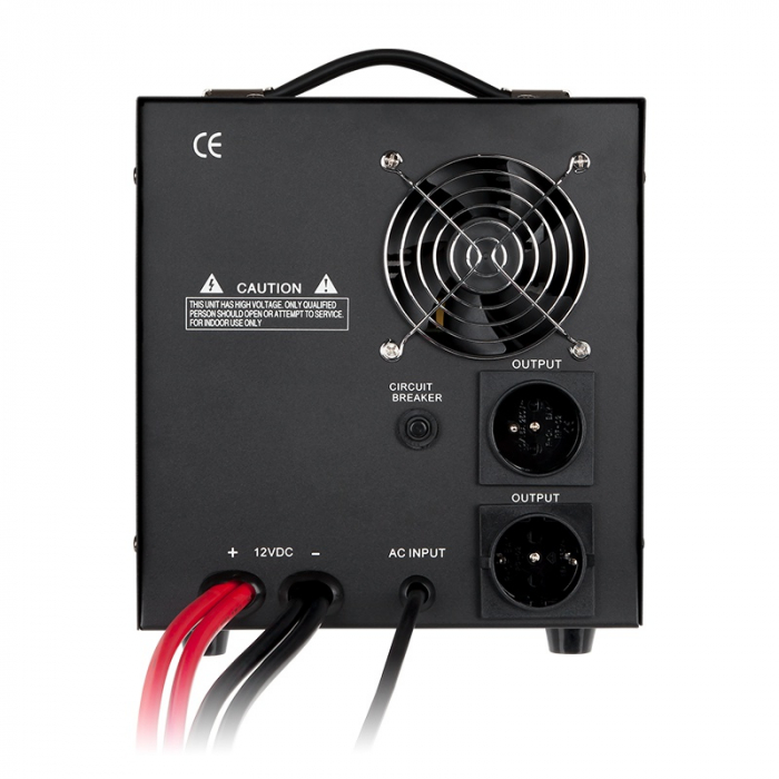 UPS pentru centrala termica cu unda sinusoidala pura, display LED 1200W, utilizeaza 1 acumulator 12V (neinclus), Kemot URZ3407B [3]