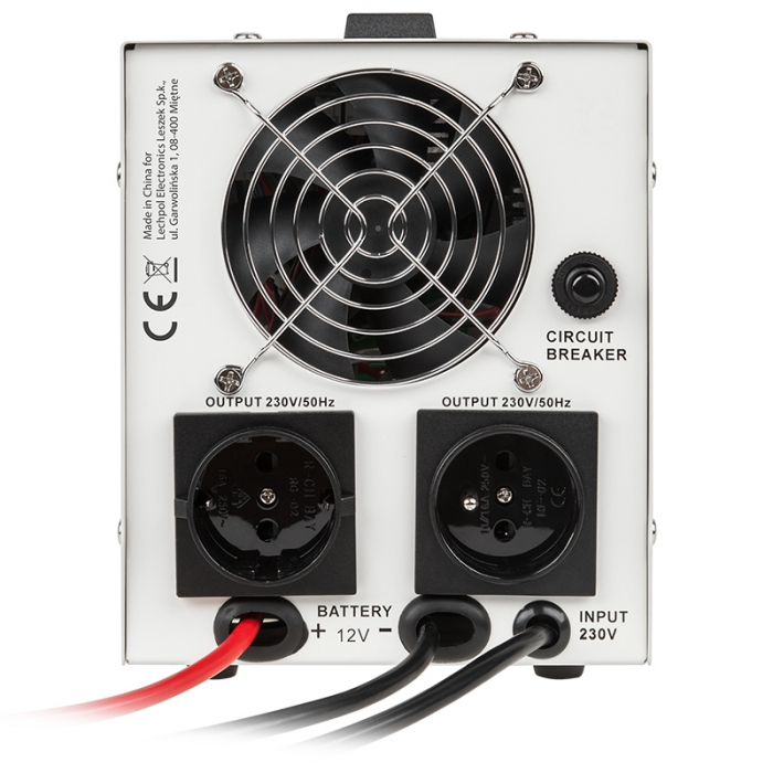 Ups Centrala Termica Pentru Baterii De 12V, 500W, 800Va, Display Led, Sinusoida Pura, Kemot, Urz3405 [3]