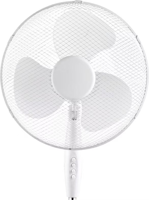 Ventilator cu picior, 40 cm, Platinet 44734, 3 viteze, 40W, oscilatie automata, inaltime 120 cm, alb [3]