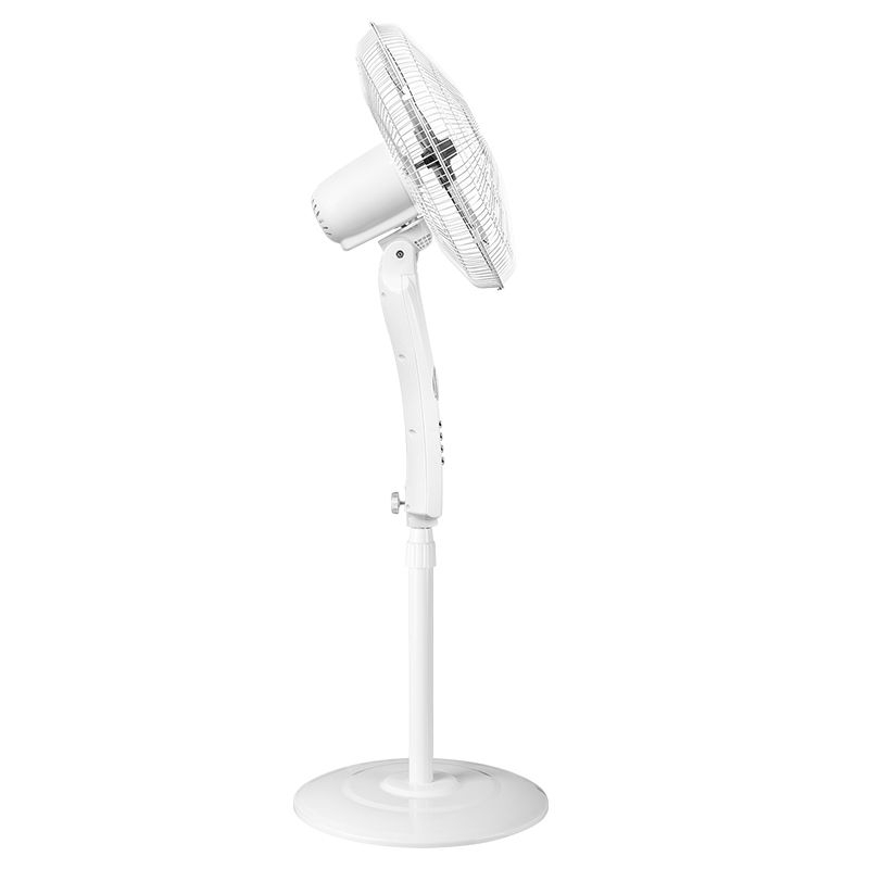 Ventilator cu picior 50W, 3 viteze, oscilatie 90 de grade, functie timer, alb, Teesa [4]