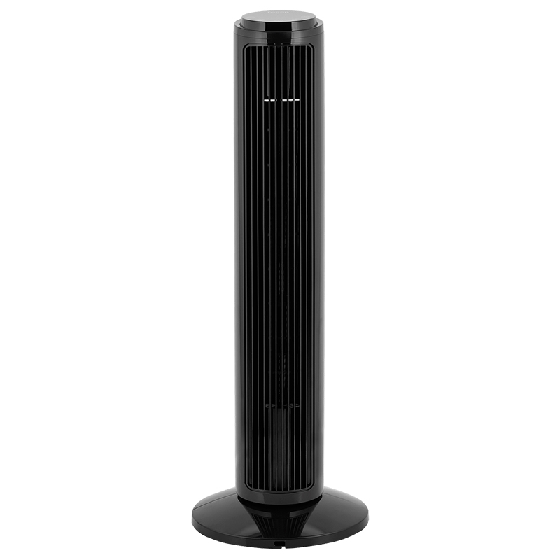 Ventilator turn, 74cm 50 W, Temporizator, Telecomanda, Oscilatie automata, Butoane tactile, Negru [3]