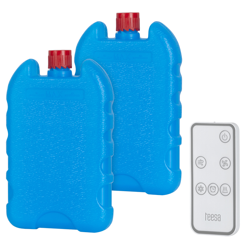 Ventilator turn cu rezervor de apa, 3 viteze, display LED, 60W, telecomanda, Teesa [9]