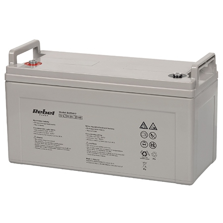 Acumulatori Gel - Acumulator gel VRLA Rebel 12V 120Ah, fara mentenanta, 406 x 172 x 237 mm